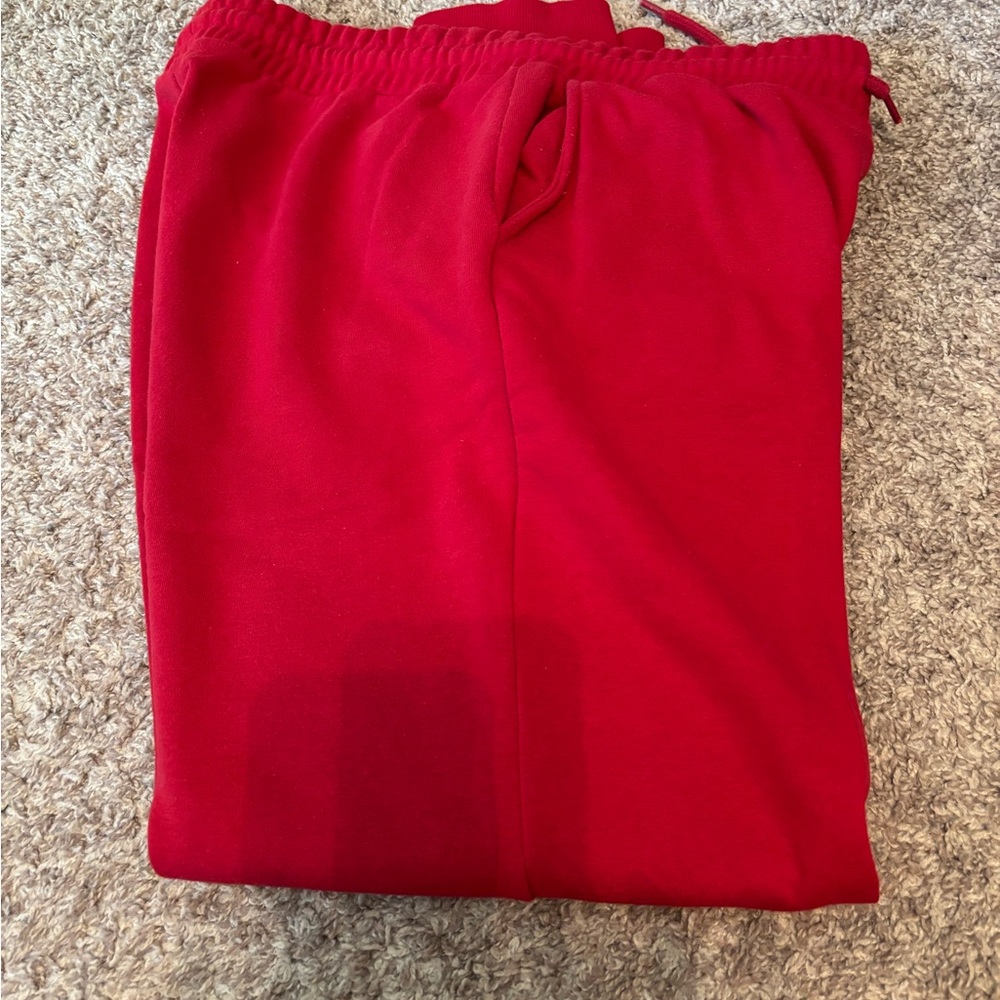 Zenana Outfitters Red Track Pants